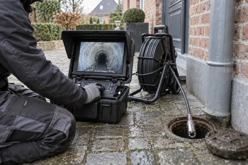 Équipement de caméra pour observer l’intérieur d’une canalisation